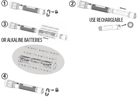 Infinity X1 5000 Lumens Dual Power Rechargeable Flashlight User Manual Infinity X1 5000 Lumens Dual Power Rechargeable Flashlight-2
