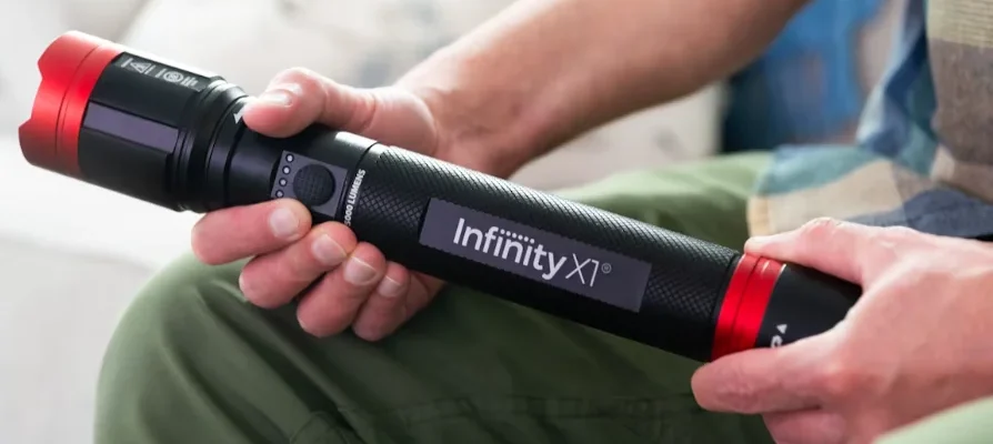 Infinity X1 5000 Lumens Dual Power Rechargeable Flashlight-featured