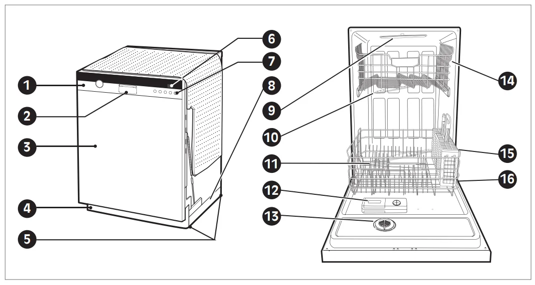 LG LDS5540ST Dishwasher With Tub-6