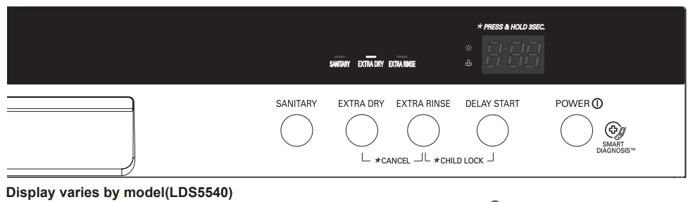 LG LDS5540ST Dishwasher With Tub-9