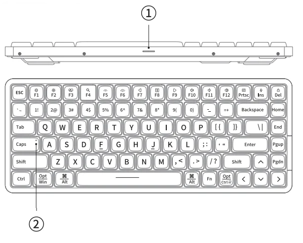 Lofree Flow84 Smoothest Mechanical Keyboard User Manual Lofree Flow84 Smoothest Mechanical Keyboard User Manual 1
