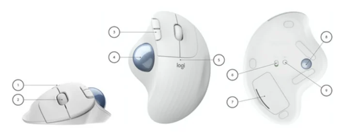 Logitech ERGO M575 Wireless Trackball Mouse User Manual 2