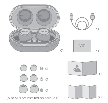 MPOW X5 True Wireless Earbuds User Guide MPOW X5 True Wireless Earbuds User Guide 1