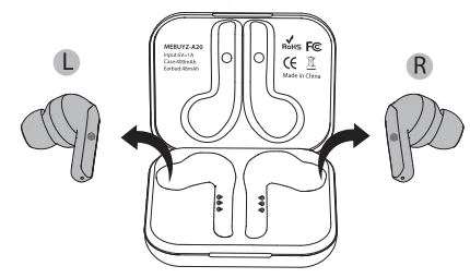 MeBuyz A20 True Wireless Bluetooth Earbuds-10