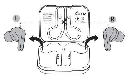 MeBuyz A20 True Wireless Bluetooth Earbuds-14