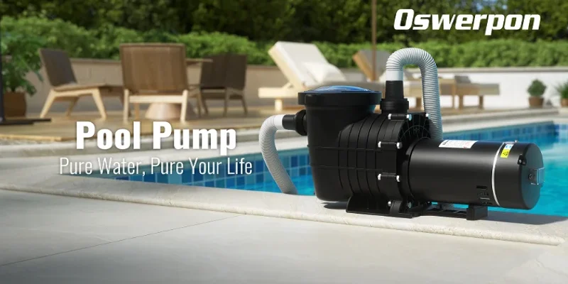 Oswerpon HP 230V Pool Pump Dual Speed feat image