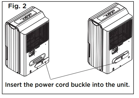 Pelonis PAD20C1AWT 20-Pint Dehumidifier User Guide 2