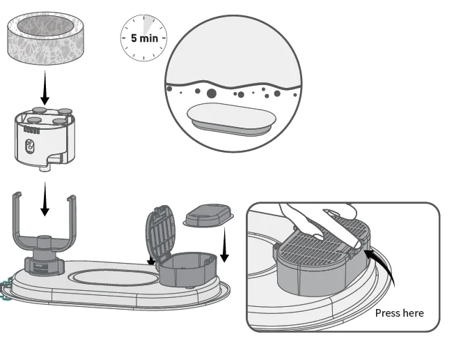 Petwant PWS-117 Pet Water Fountain 2