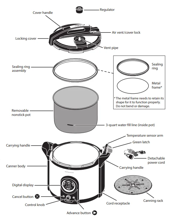 Presto Precise 12-Quart Digital Pressure Canner-1