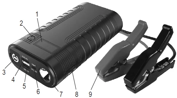 Schumacher DL-800L 800-Amp Jump Starter-1