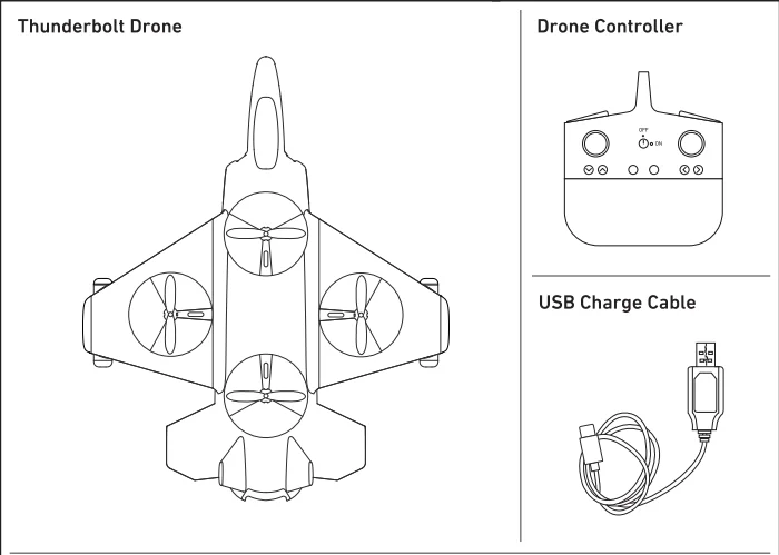 Sharper Image Jet X-2 Thunderbolt Drone Instruction Manual Sharper Image Jet X-2 Thunderbolt Drone- 1