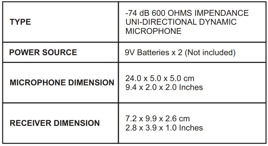 Singing Machine SMM107 UHF Wireless Microphone-2