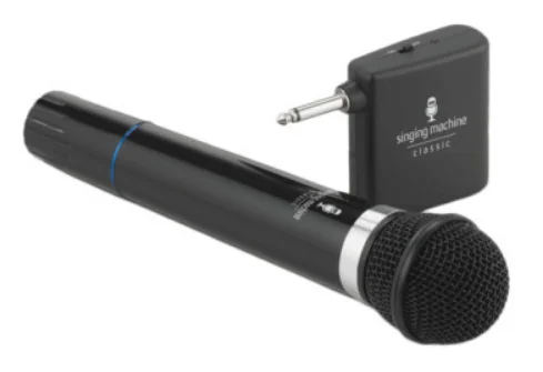 Singing Machine SMM107 UHF Wireless Microphone-prod image