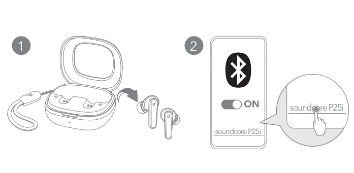 Soundcore P25i True Wireless Earbuds User Guide Soundcore P25i True Wireless Earbuds-4