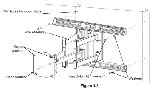 Strong SM-CB-ART2-XL Carbon Series Articulating Wall Mount-4