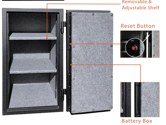 Tigerking PFSD66 Fireproof Safe Box User Manual 2
