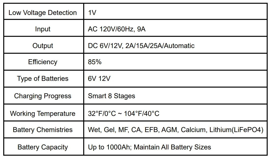 TowerTop BC0253-2 Smart Car Battery Charger-5