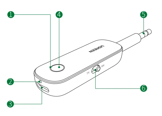 Ugreen CM403 Bluetooth Audio Receiver Transmitter User Manual 1