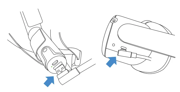 Wasserstein 5000 mAh Power Bank for Oculus Quest 2-5