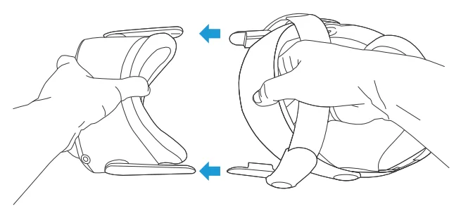 Wasserstein Carrying Case with Pro Head Strap for Oculus Quest 2 VR Instructions-3