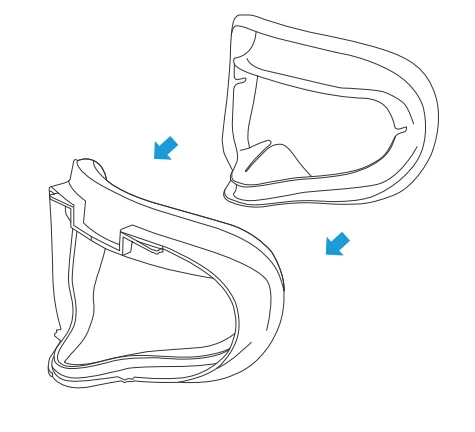 Wasserstein Carrying Case with Pro Head Strap for Oculus Quest 2 VR Instructions-6