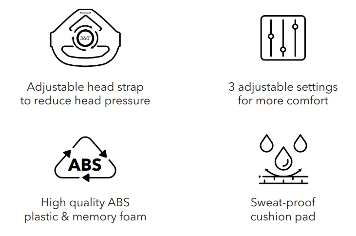 Wasserstein Head Strap for Oculus Quest 2-7