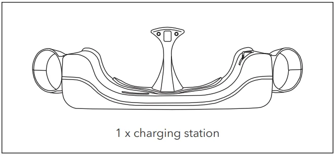 Wasserstein Headset Charging Station Compatible for Oculus Quest 2-1