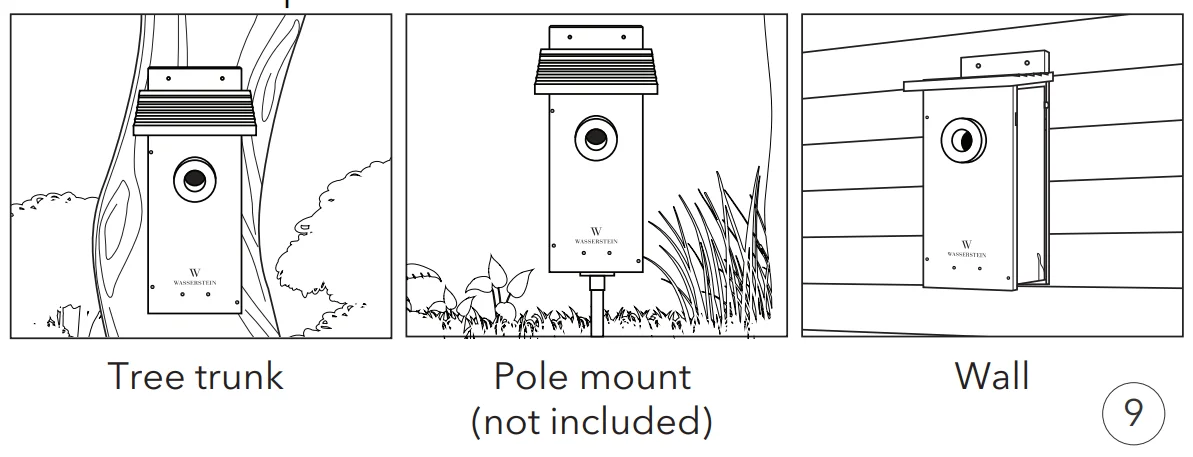 Wasserstein Wooden Birdhouse for Smart Camera-17