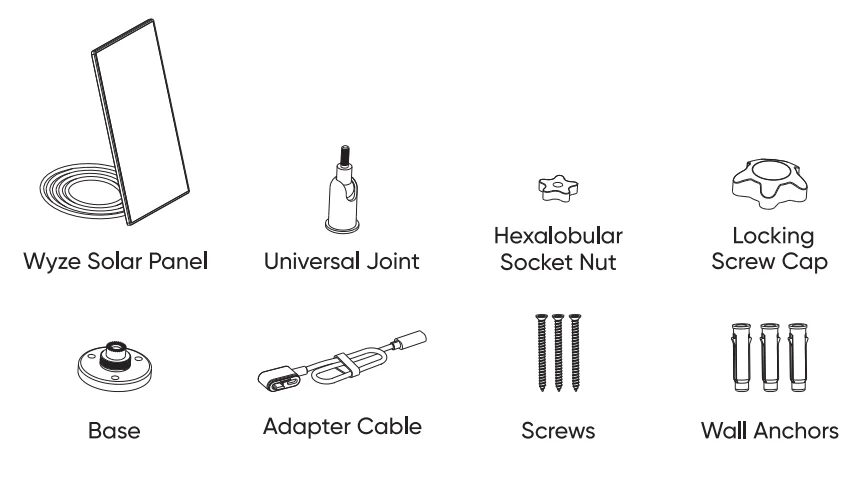 Wyze Battery Cam Solar Panel User Manual Wyze Battery Cam Solar Panel User Manual 1