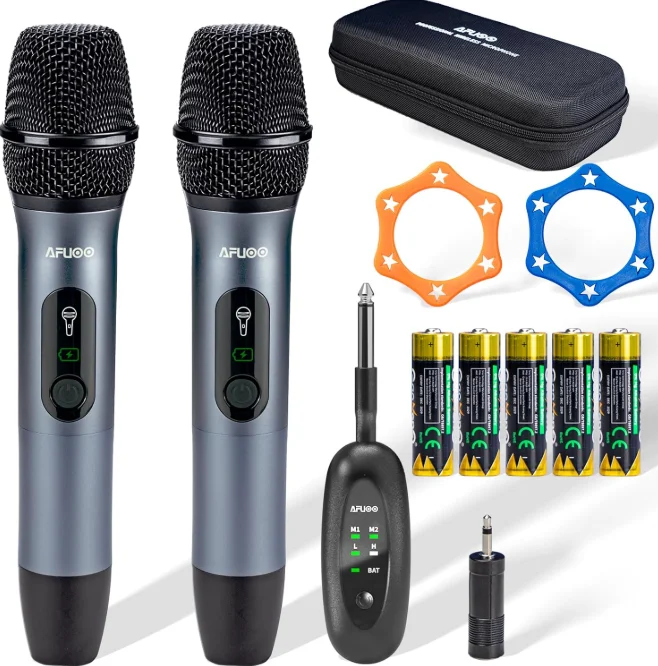 AFUOO W60 Pro Wireless Microphone Set-pi
