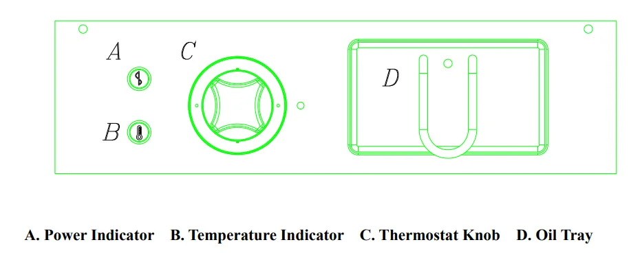 Adexa 6E-GH60 Commercial 6kw Electric Griddle-3