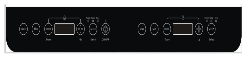 Adexa CIC2800 Commercial Double Zone Induction Hob- 1