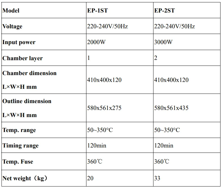 Adexa EP-2ST Electric Pizza Oven-1
