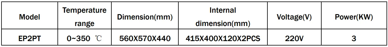 Adexa EP2PT Commercial Double Pizza Oven-10