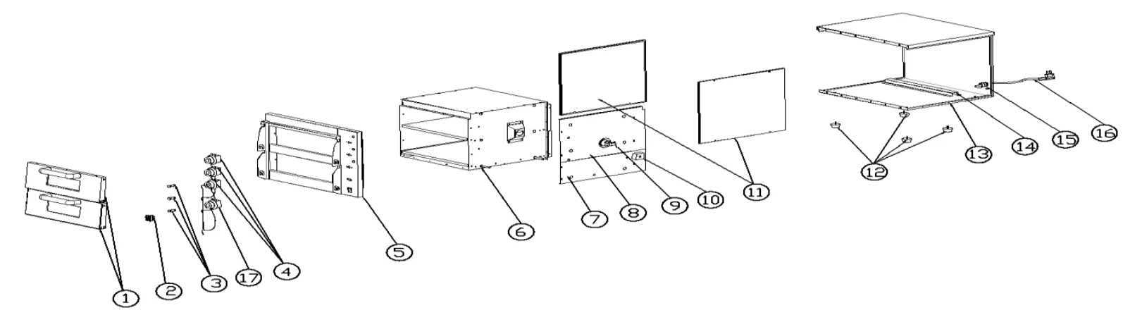 Adexa EP2PT Commercial Double Pizza Oven-3
