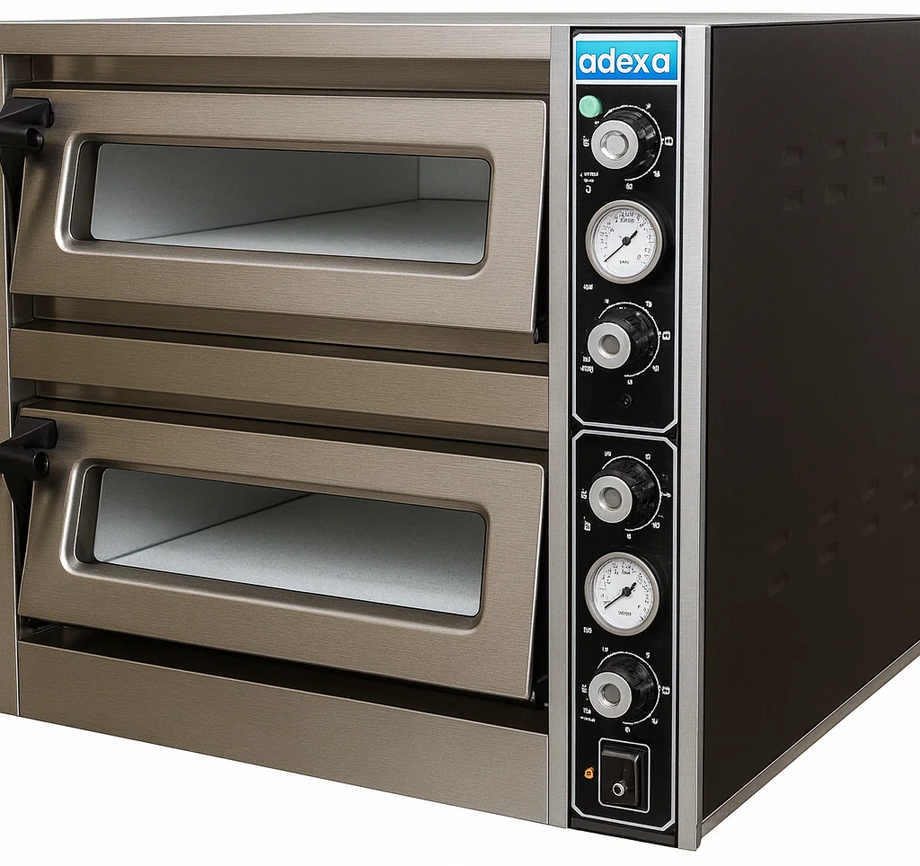 Adexa EP2PT Commercial Double Pizza Oven- pi