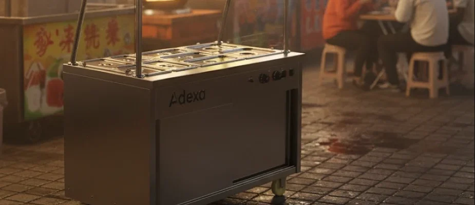 Adexa HYH-5WS Food Warmer Cart-featured
