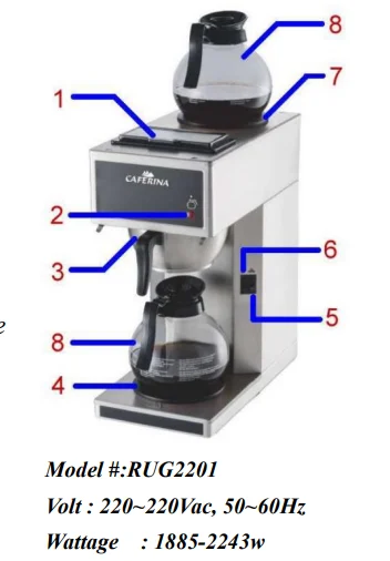 Adexa R-Series Commercial Coffee Brewer 12