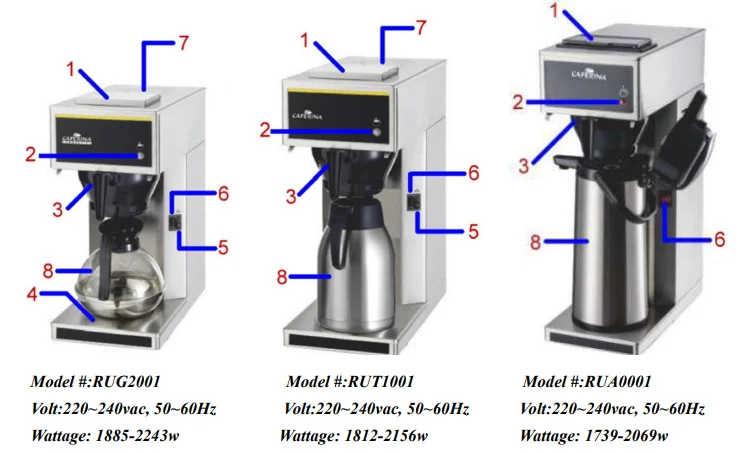 Adexa R-Series Commercial Coffee Brewer 13