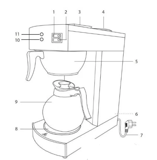 Adexa R-Series Commercial Coffee Brewer 5