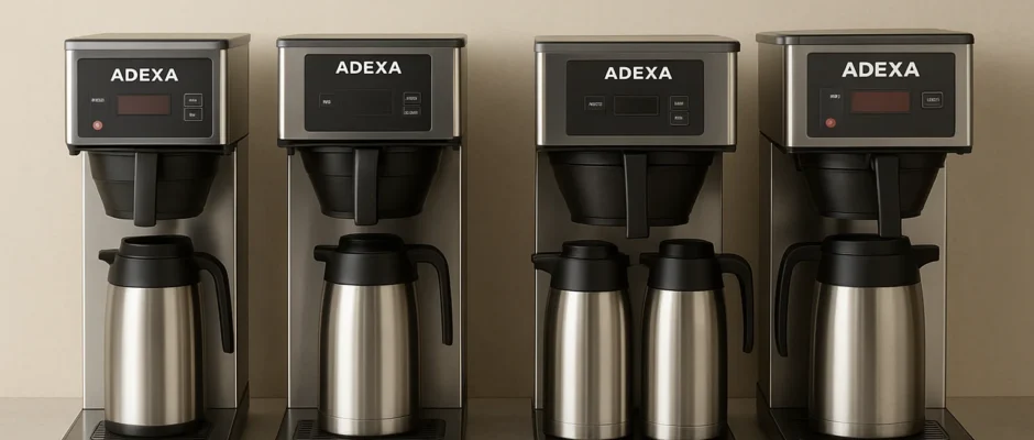 Adexa R-Series Commercial Coffee Brewer feat