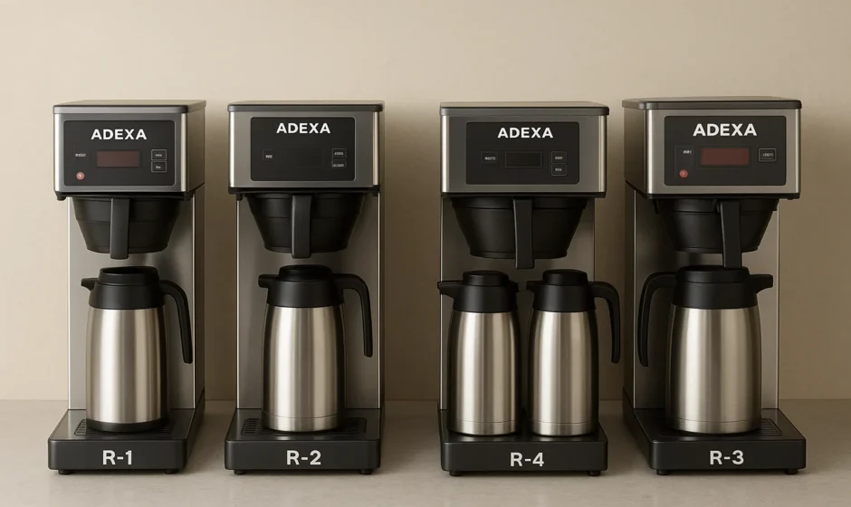 Adexa R-Series Commercial Coffee Brewer feat