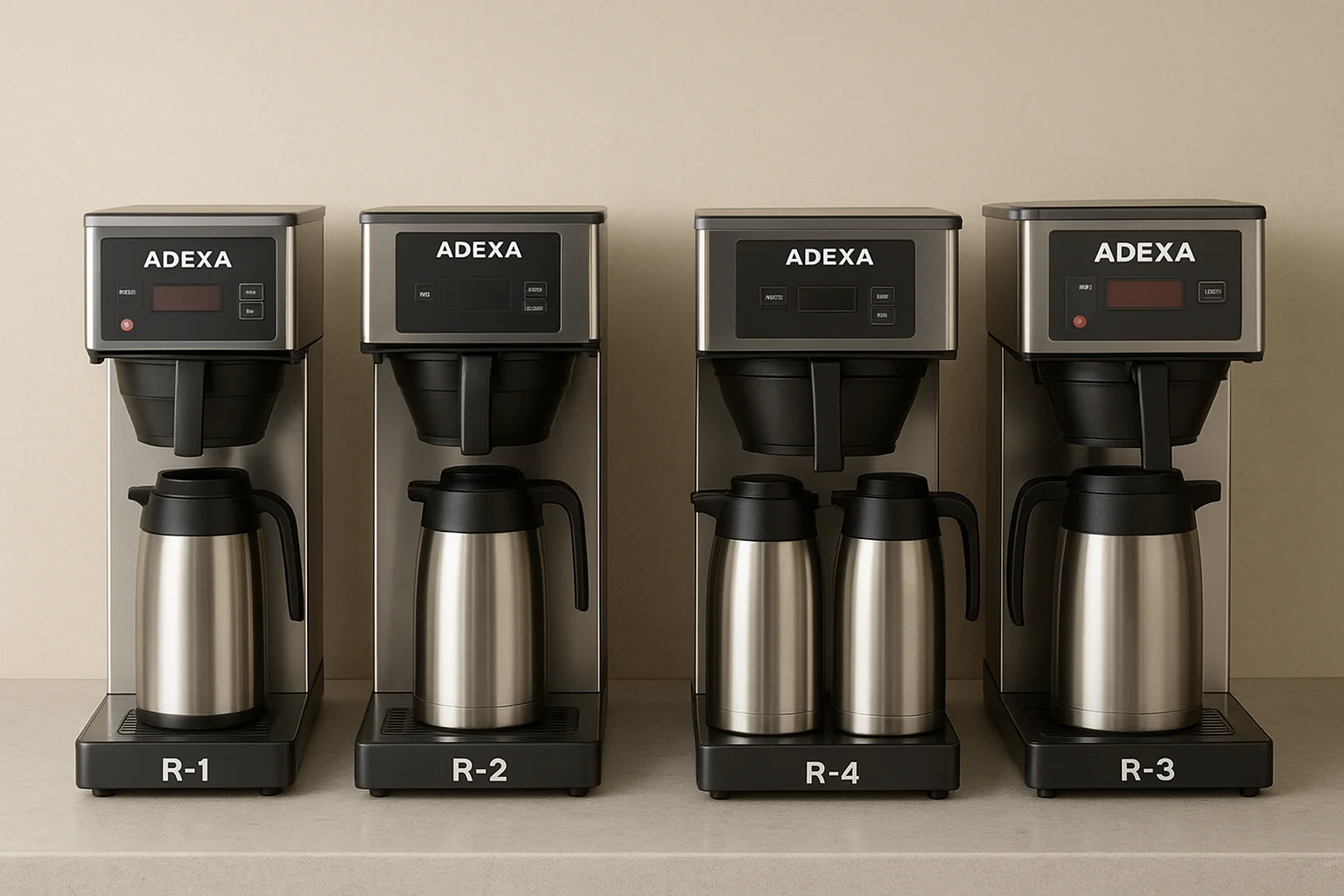 Adexa R-Series Commercial Coffee Brewer Operating Instructions