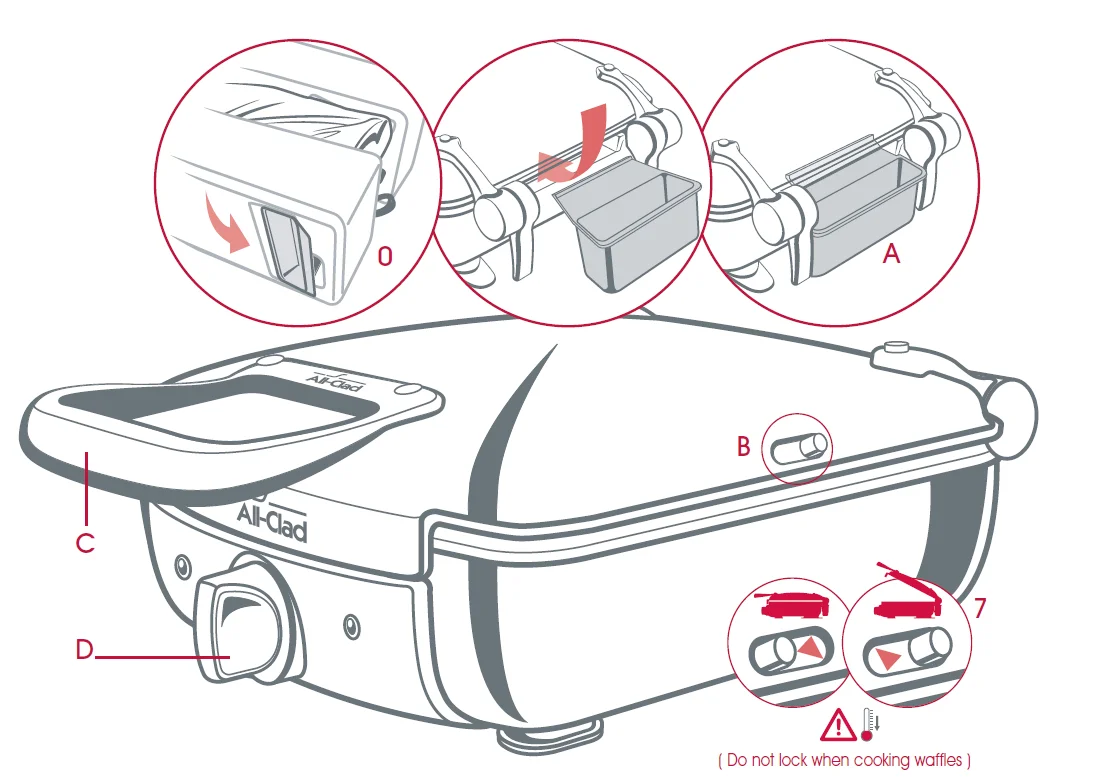 All-Clad 4 Square Belgian Waffle Maker 1