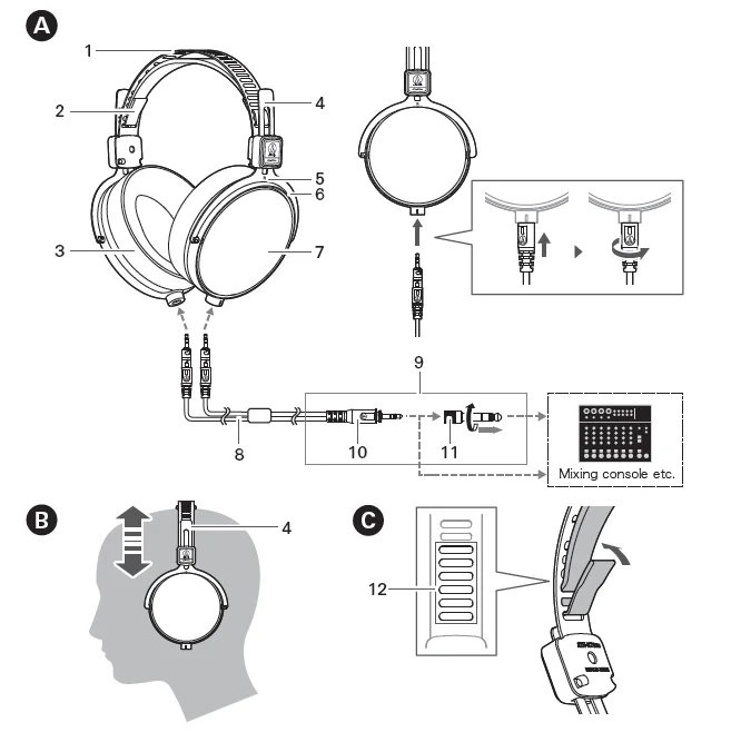 Audio-Technica ATH-R70XA Open-Back Headphones User Guide Audio-Technica ATH-R70XA Open-Back Headphones 1