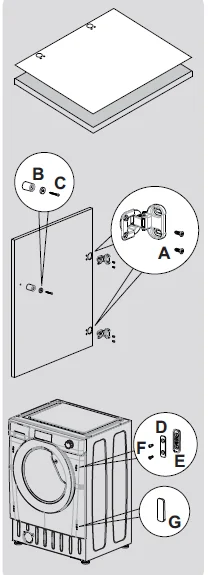 Baumatic BDI1485D4E Dryer Washer-3