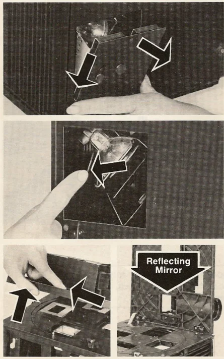 Bell and Howell RC55 Slide Cube Projector 7