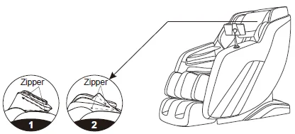 BestMassage BM-A228 Serene 2D Rail Massage Chair-2