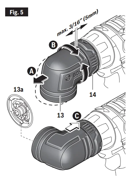 Bosch GSR12V-140FC 5-In-1 Flexiclick Drill-Driver-6