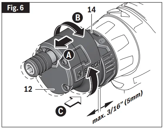 Bosch GSR12V-300FC 12V Drill-Driver User Guide Bosch GSR12V-300FC 12V Drill-Driver-7